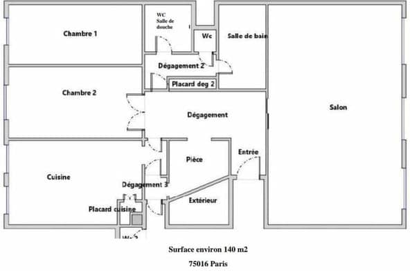 Grand appartement meublé avec vue Seine et jardin - Image 8